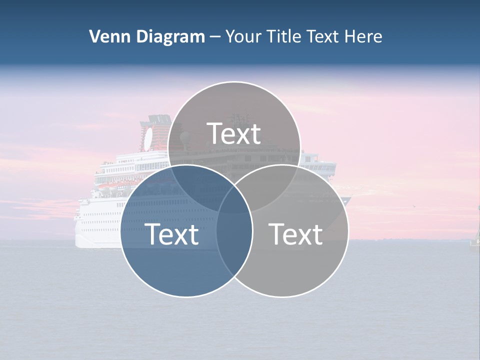 Publicidad De Cruceros PowerPoint Template