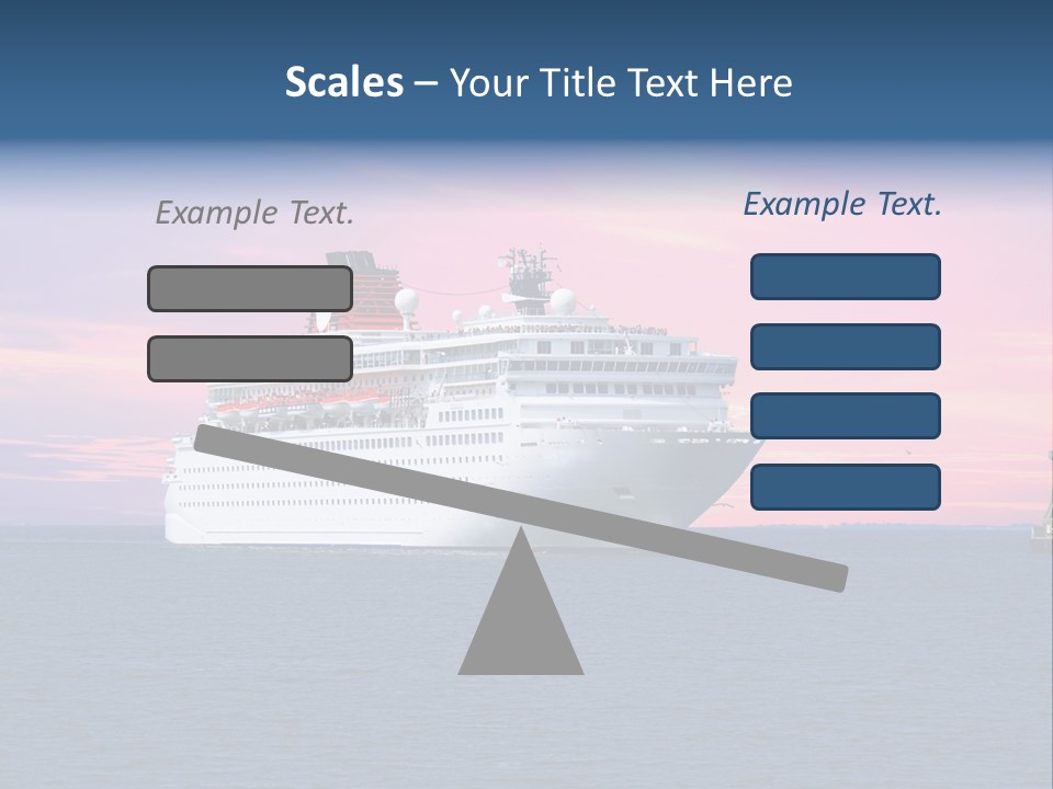 Publicidad De Cruceros PowerPoint Template