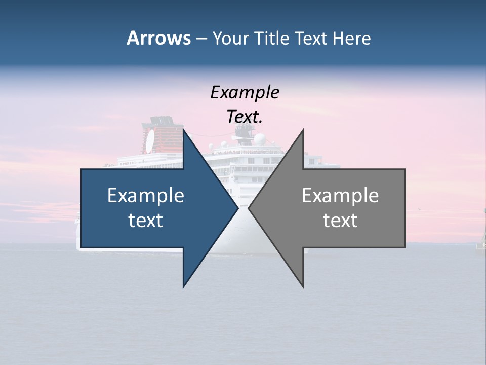 Publicidad De Cruceros PowerPoint Template