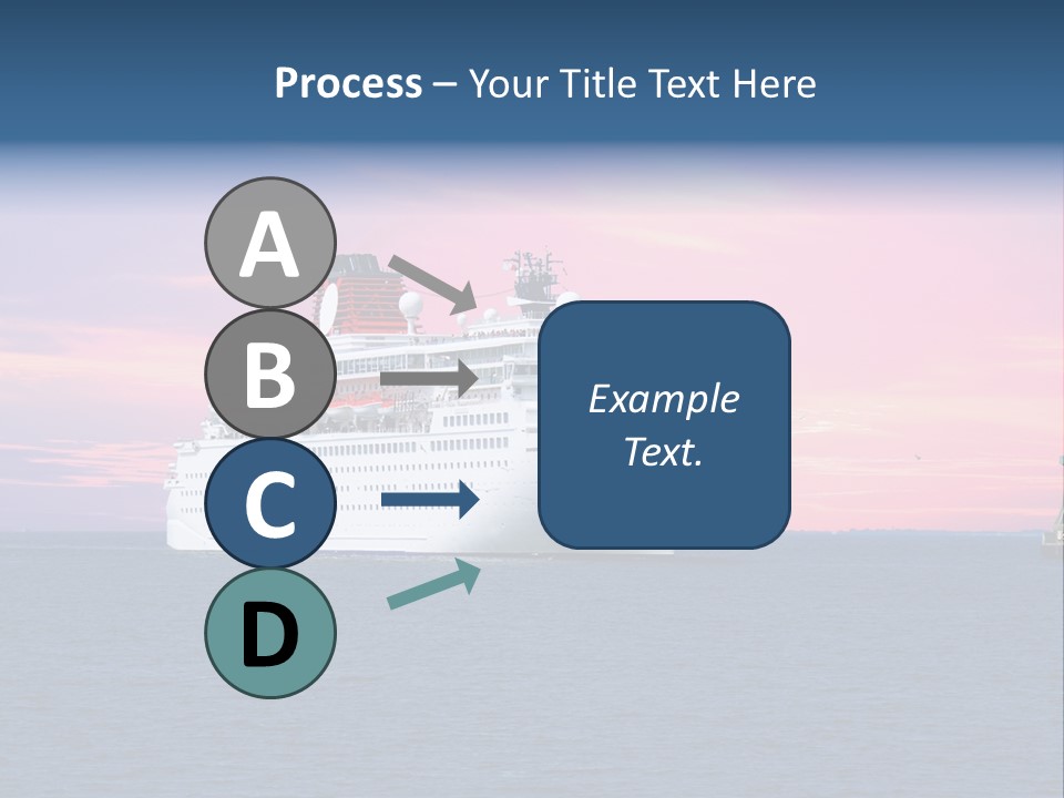 Publicidad De Cruceros PowerPoint Template