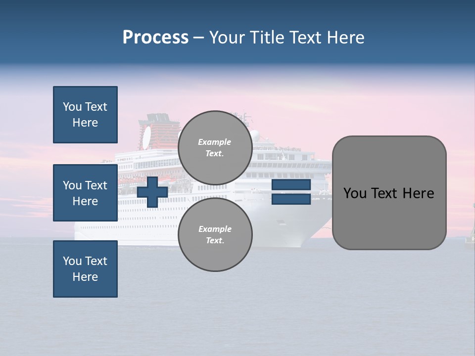 Publicidad De Cruceros PowerPoint Template