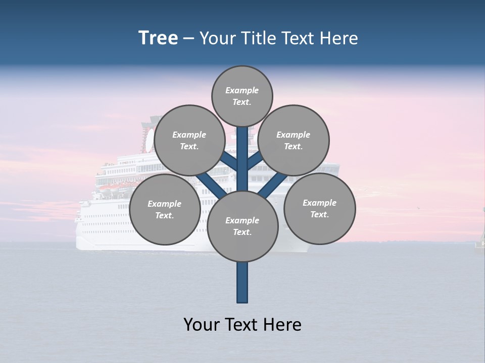 Publicidad De Cruceros PowerPoint Template