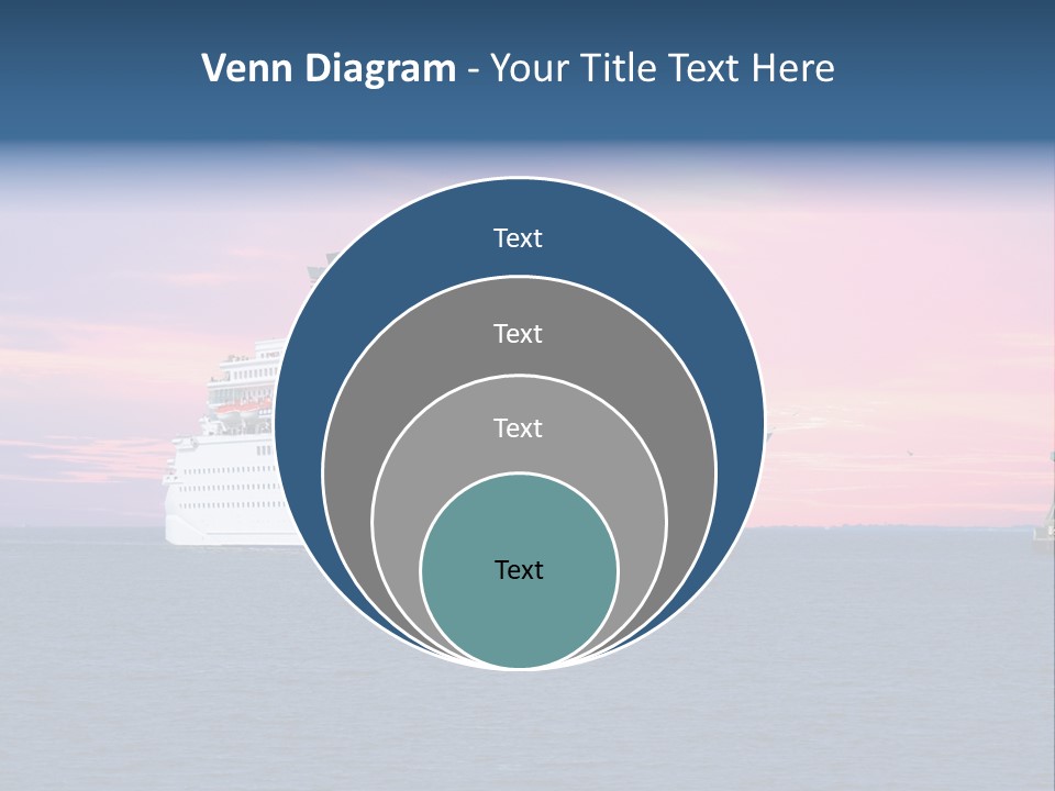 Publicidad De Cruceros PowerPoint Template