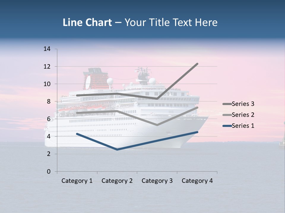 Publicidad De Cruceros PowerPoint Template