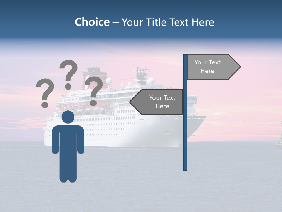 Publicidad De Cruceros PowerPoint Template