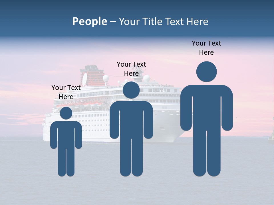 Publicidad De Cruceros PowerPoint Template