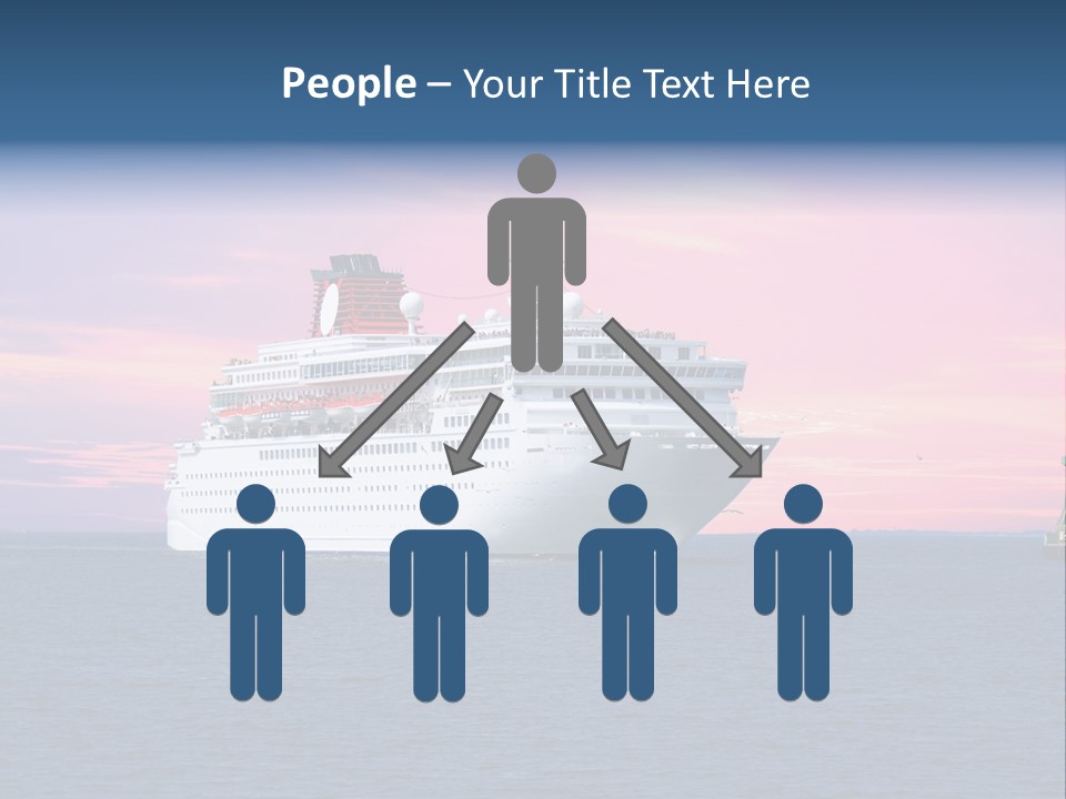 Publicidad De Cruceros PowerPoint Template