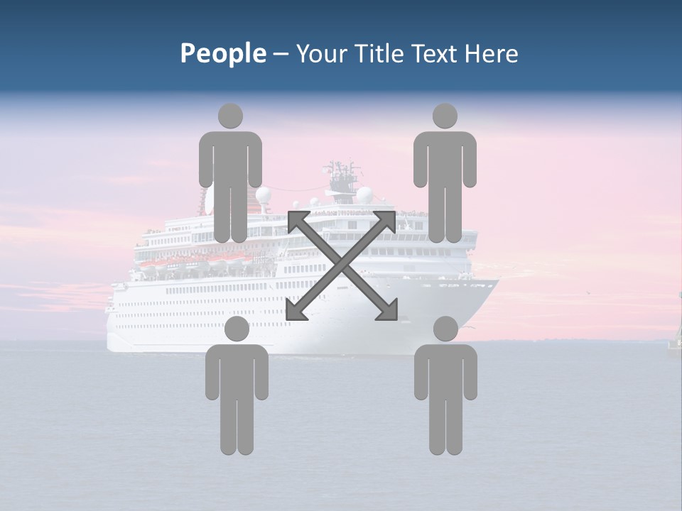 Publicidad De Cruceros PowerPoint Template