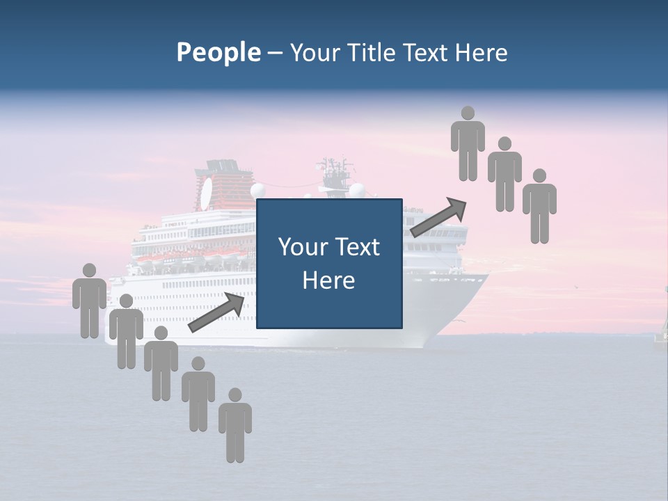 Publicidad De Cruceros PowerPoint Template