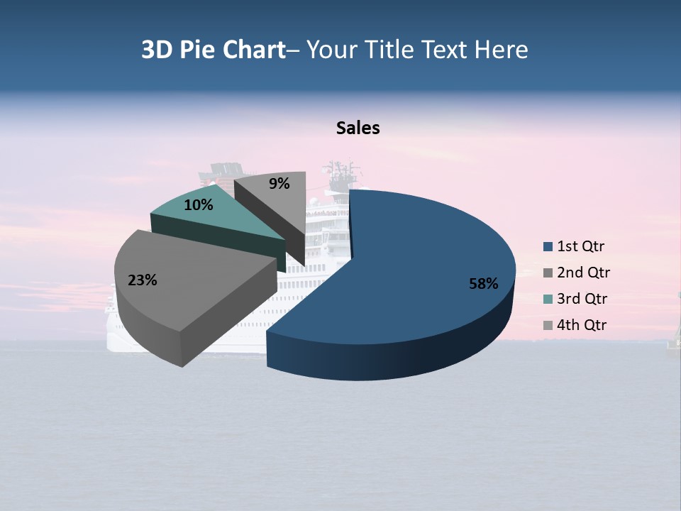 Publicidad De Cruceros PowerPoint Template