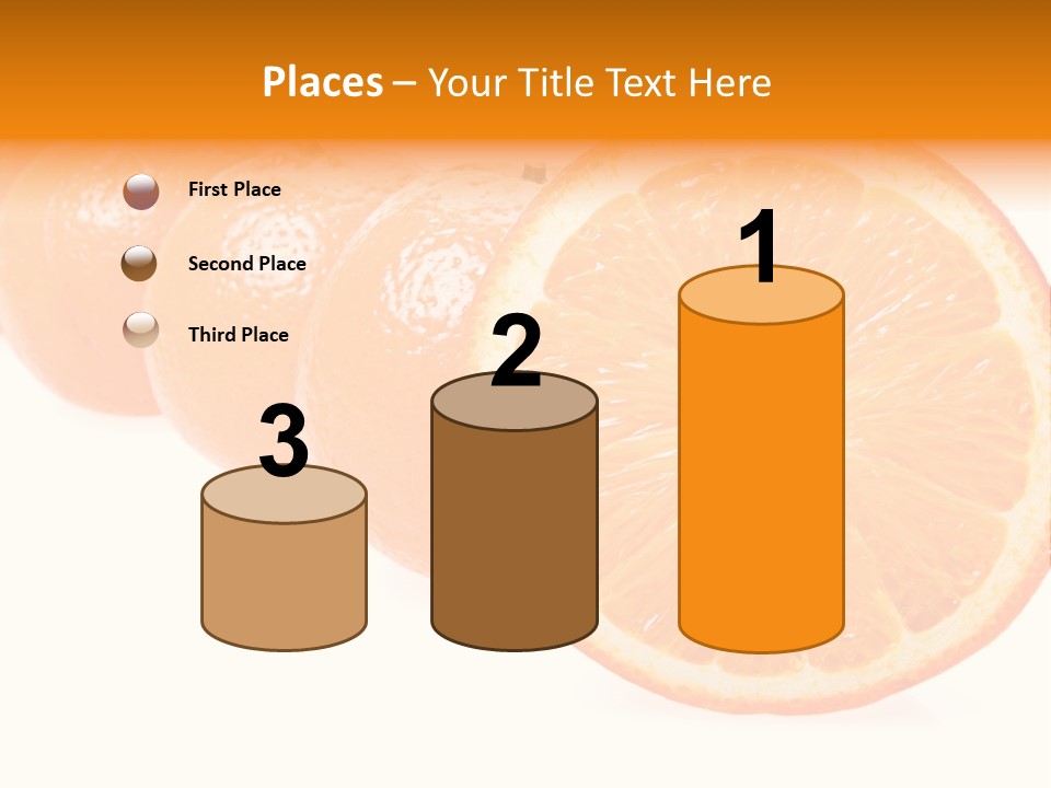 Orange Clipart PowerPoint Template