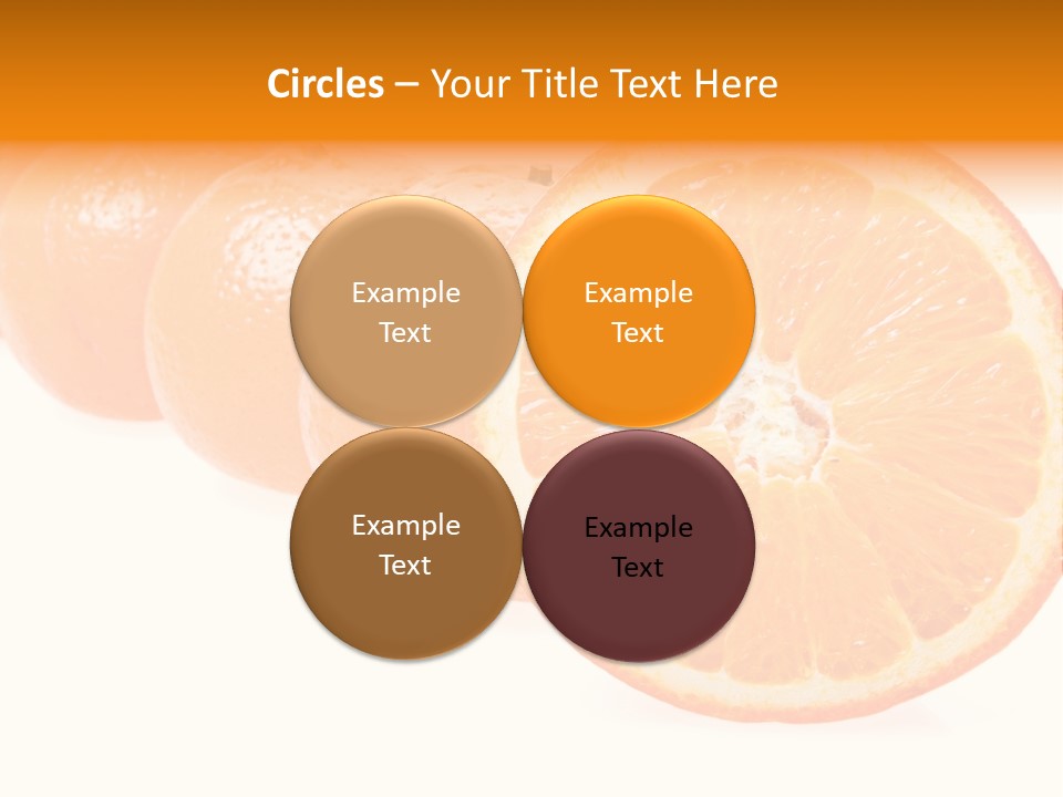 Orange Clipart PowerPoint Template