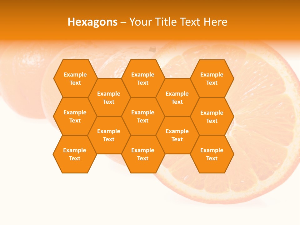 Orange Clipart PowerPoint Template