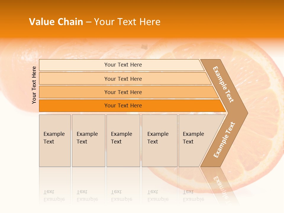 Orange Clipart PowerPoint Template