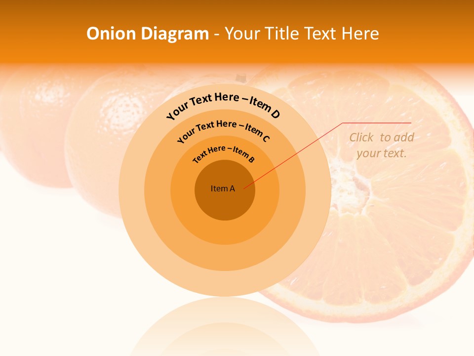 Orange Clipart PowerPoint Template