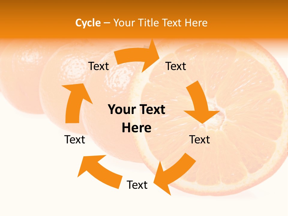 Orange Clipart PowerPoint Template