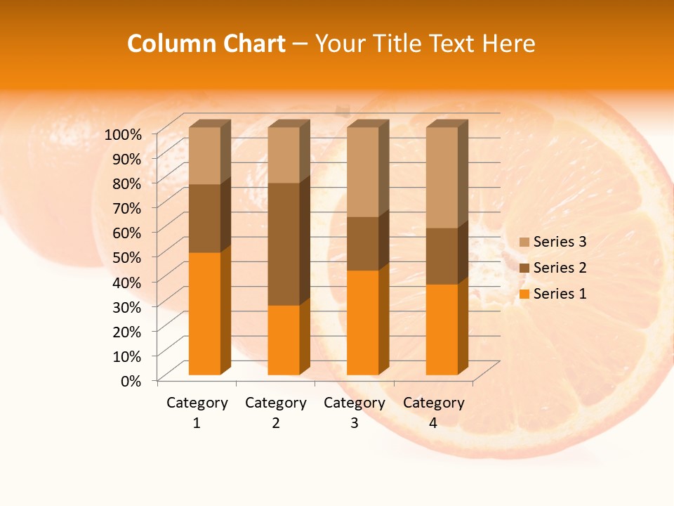 Orange Clipart PowerPoint Template