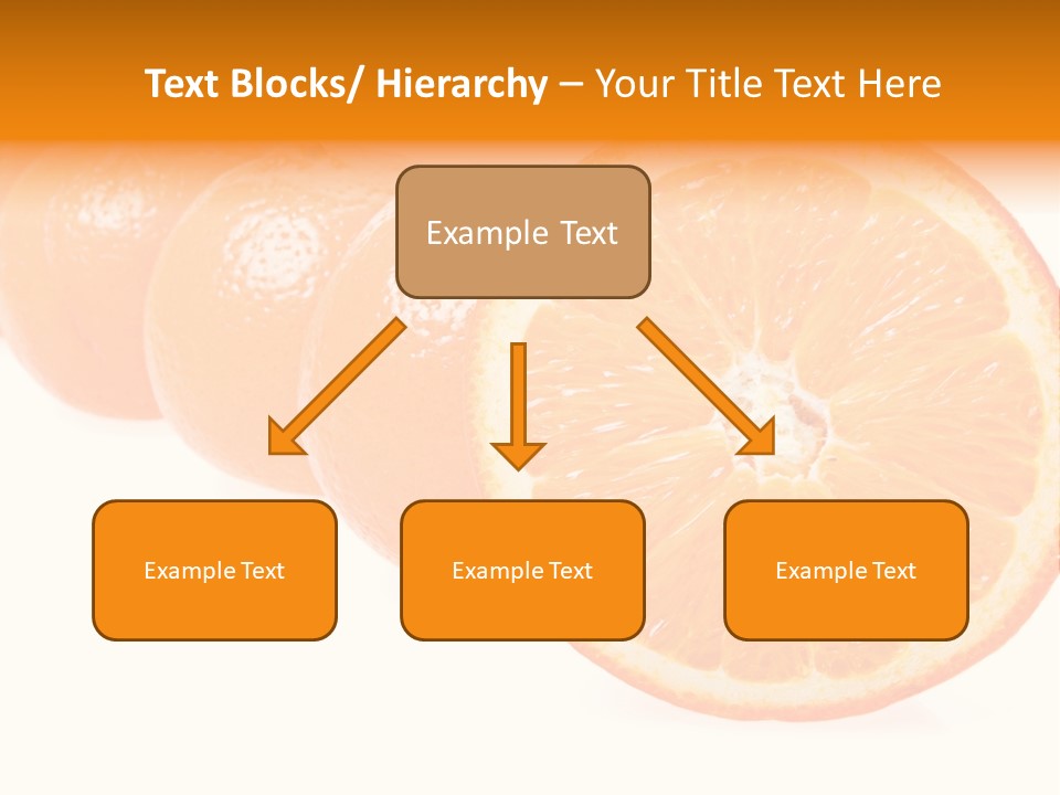 Orange Clipart PowerPoint Template