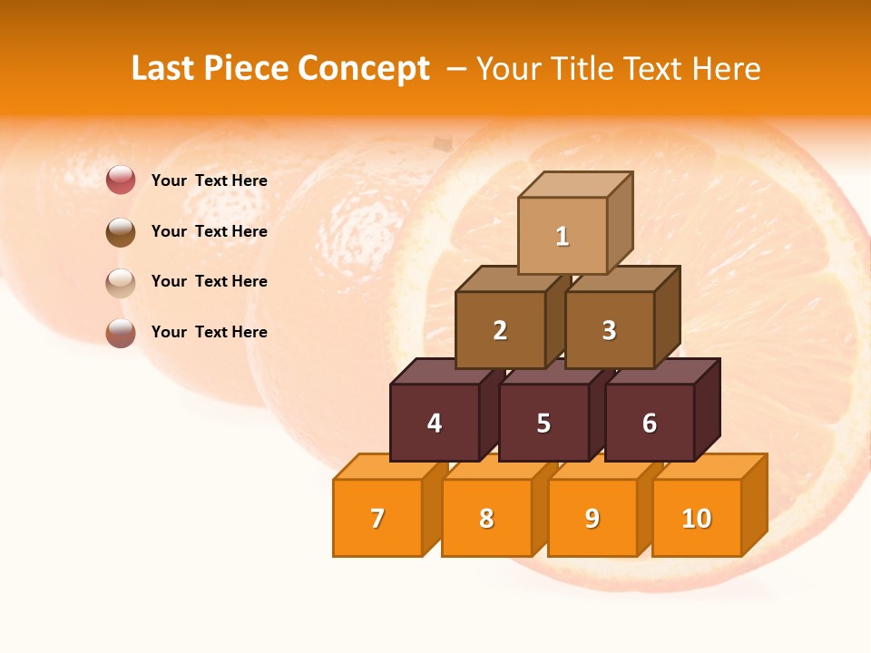 Orange Clipart PowerPoint Template