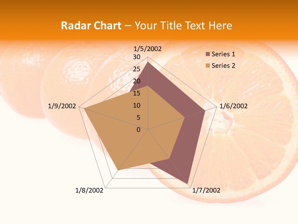Orange Clipart PowerPoint Template
