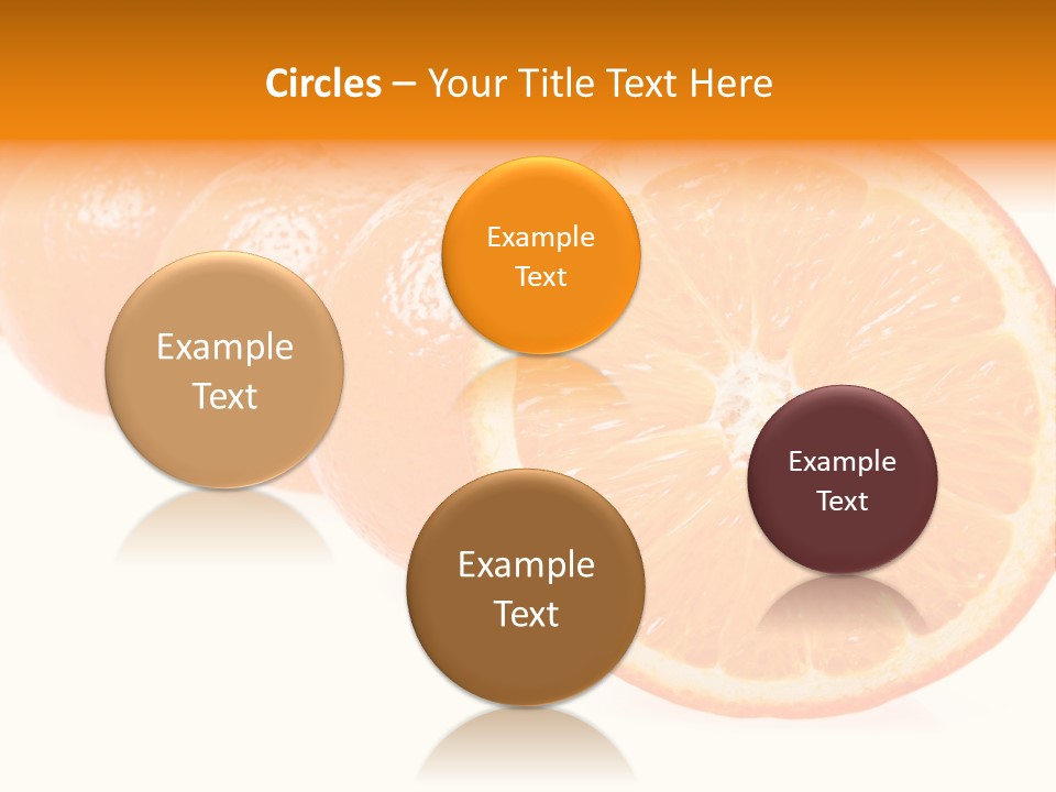 Orange Clipart PowerPoint Template