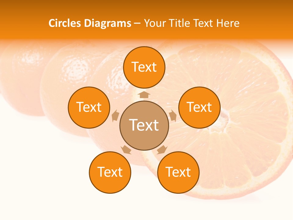 Orange Clipart PowerPoint Template