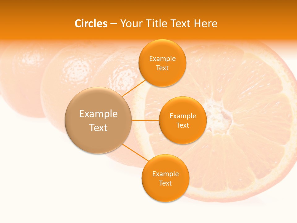 Orange Clipart PowerPoint Template