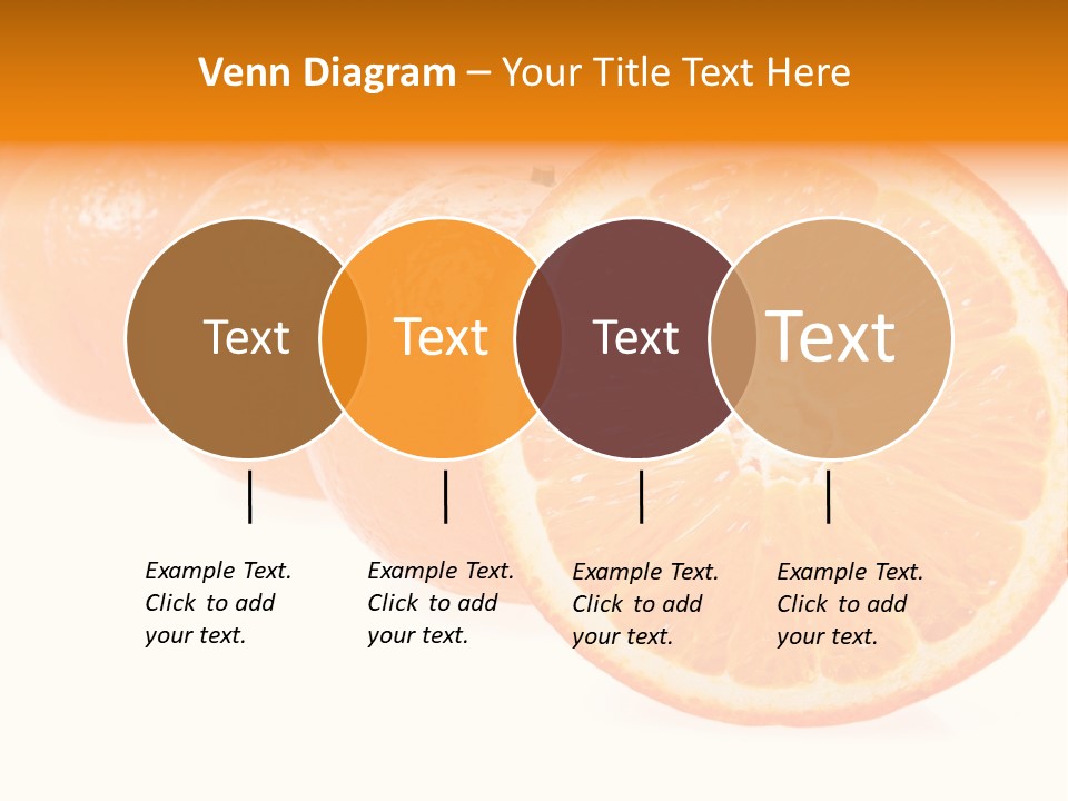 Orange Clipart PowerPoint Template