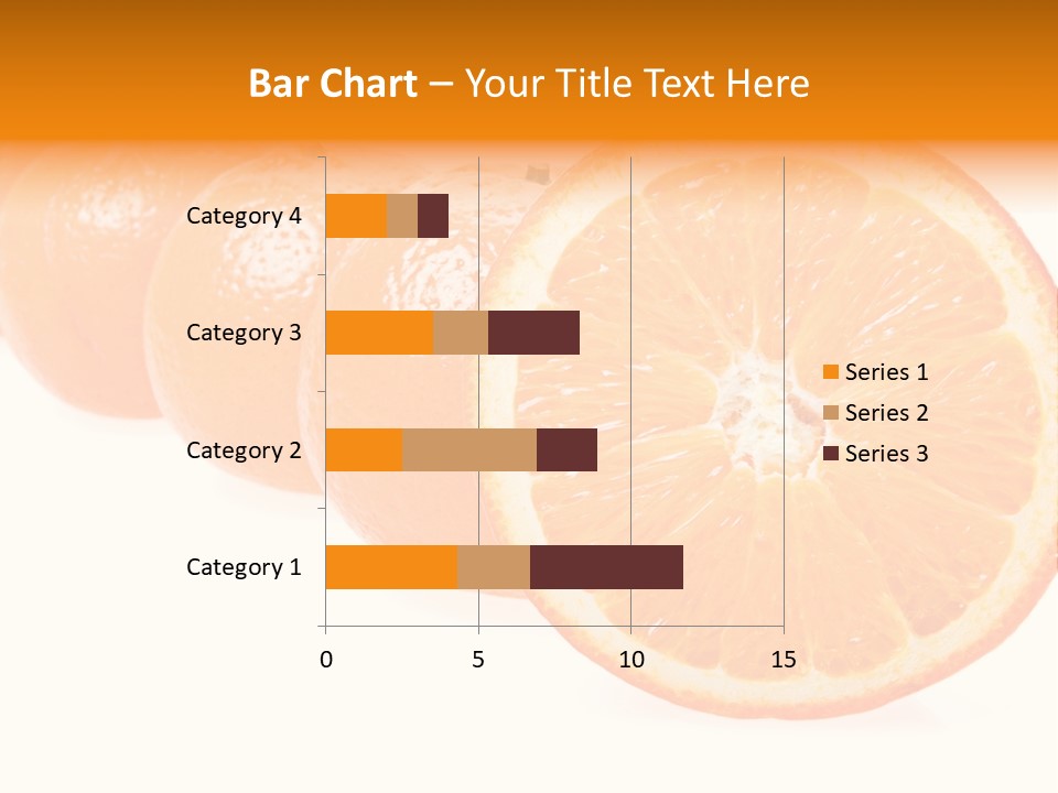 Orange Clipart PowerPoint Template