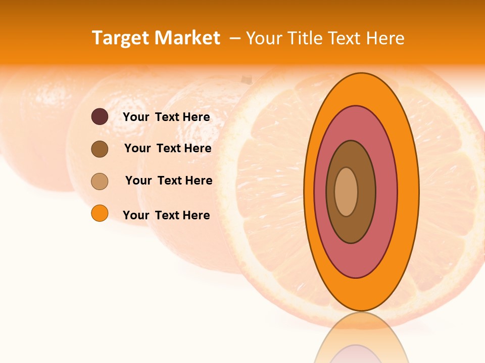 Orange Clipart PowerPoint Template
