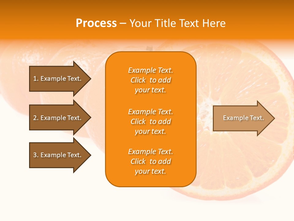 Orange Clipart PowerPoint Template