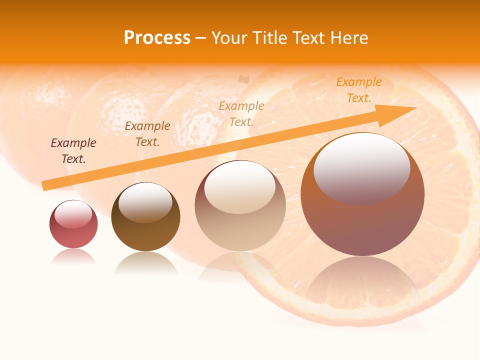 Orange Clipart PowerPoint Template