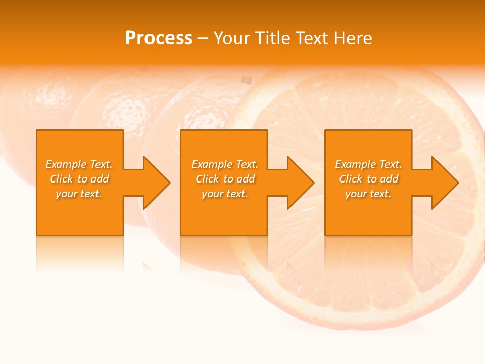 Orange Clipart PowerPoint Template