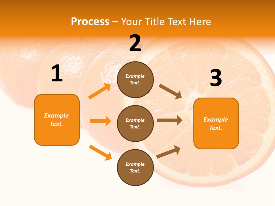 Orange Clipart PowerPoint Template