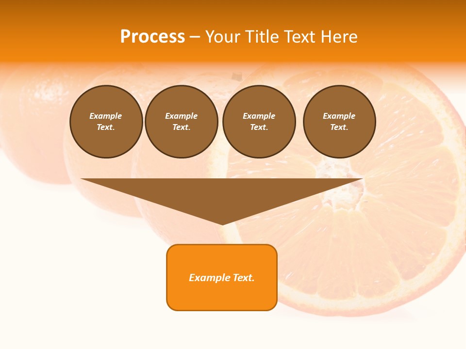 Orange Clipart PowerPoint Template