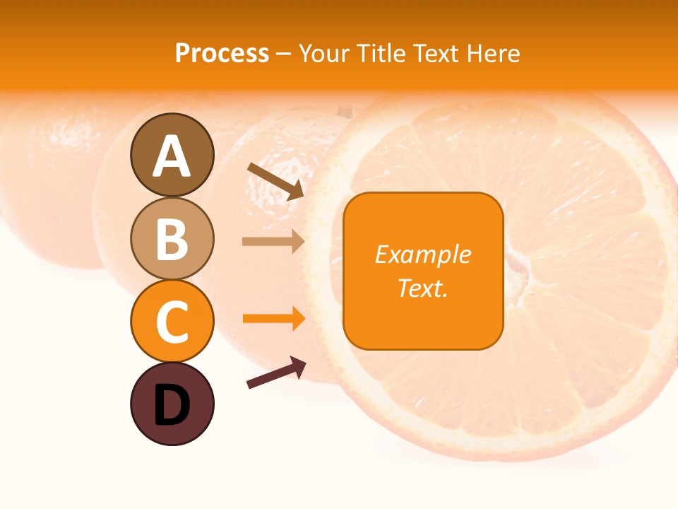 Orange Clipart PowerPoint Template