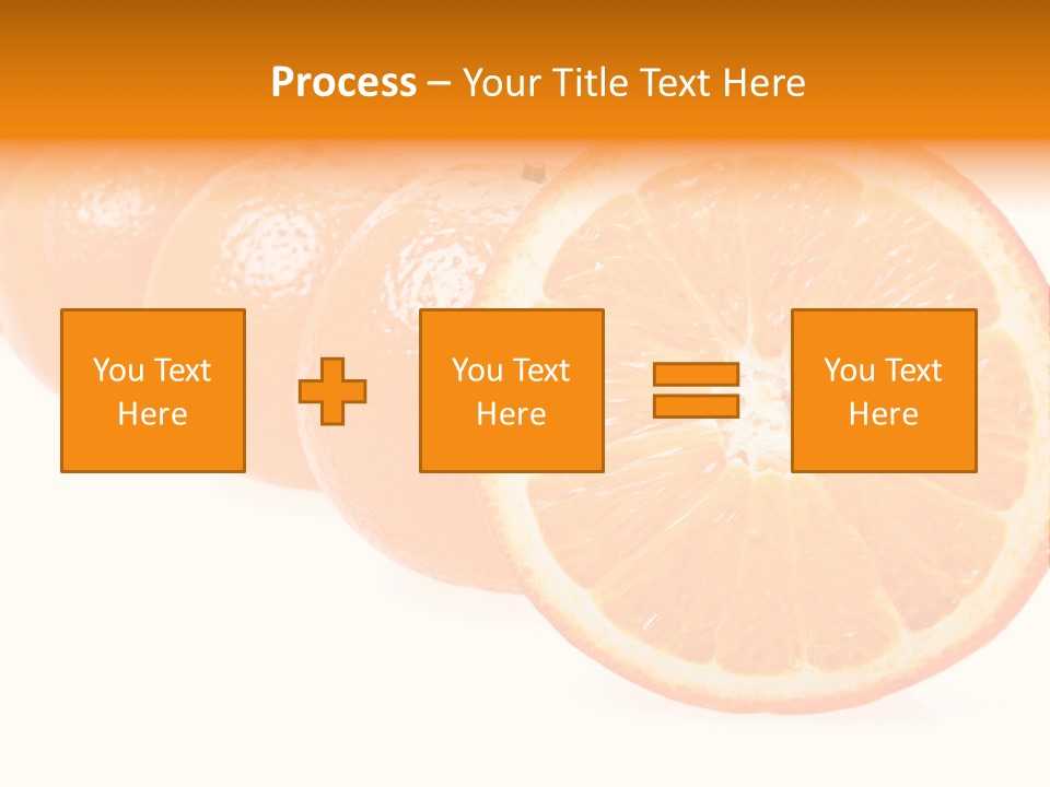 Orange Clipart PowerPoint Template