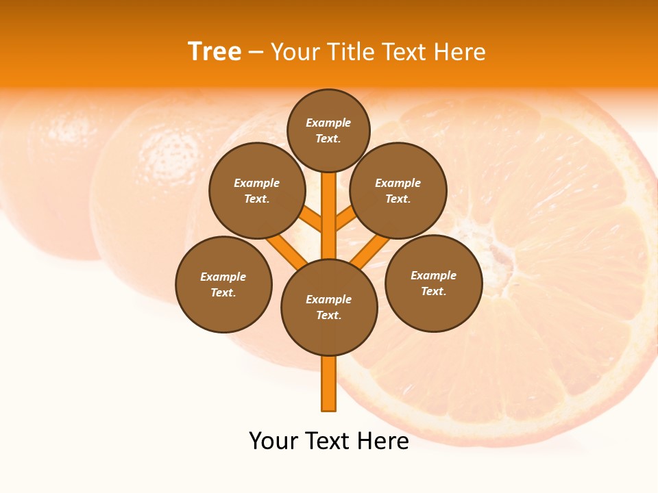Orange Clipart PowerPoint Template