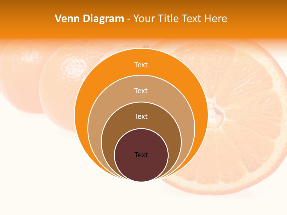 Orange Clipart PowerPoint Template