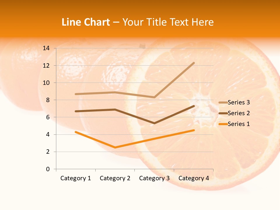 Orange Clipart PowerPoint Template