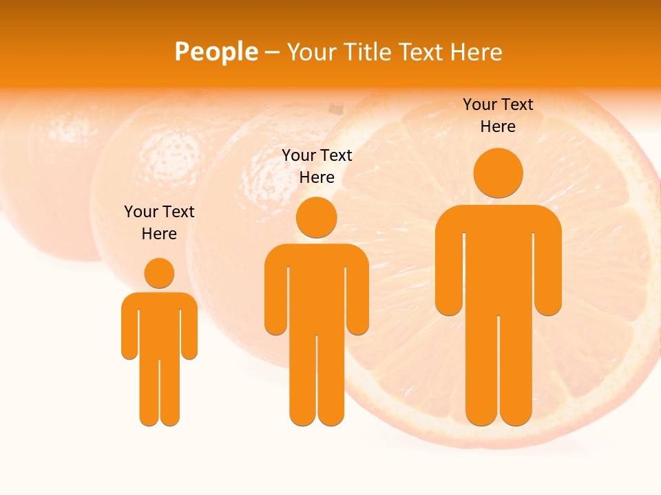Orange Clipart PowerPoint Template