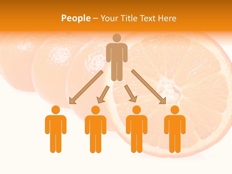 Orange Clipart PowerPoint Template