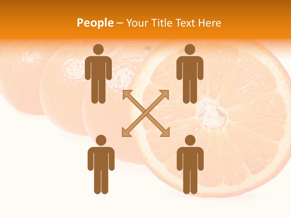 Orange Clipart PowerPoint Template