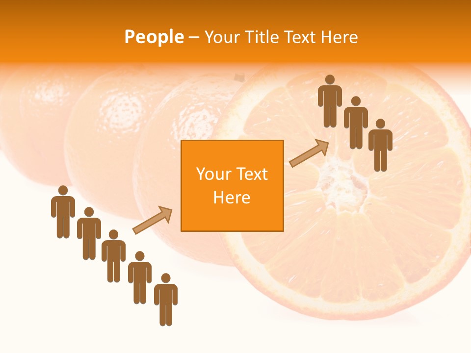 Orange Clipart PowerPoint Template