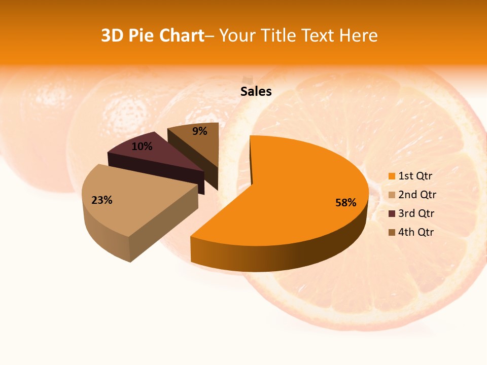Orange Clipart PowerPoint Template