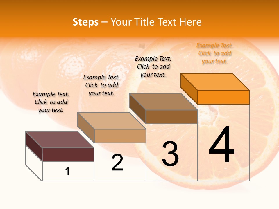 Orange Clipart PowerPoint Template
