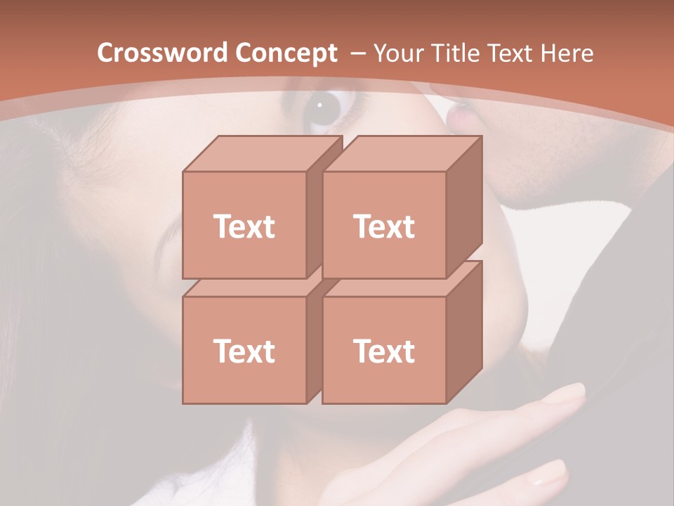 Couple Posing PowerPoint Template