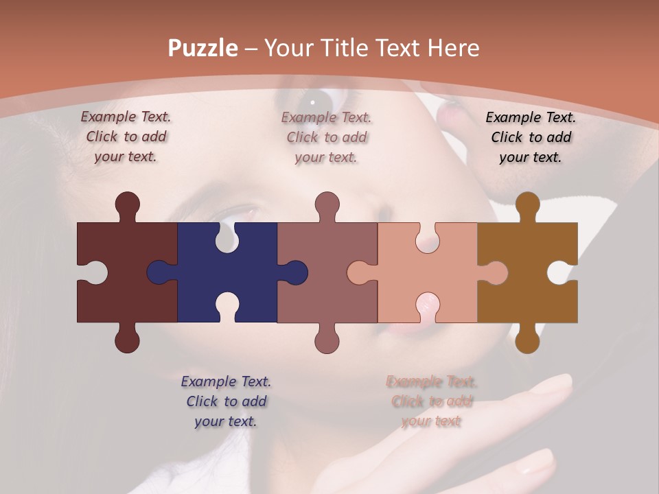 Couple Posing PowerPoint Template