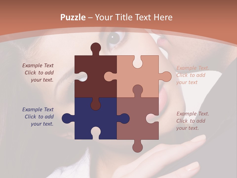 Couple Posing PowerPoint Template