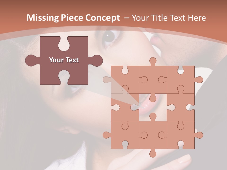 Couple Posing PowerPoint Template